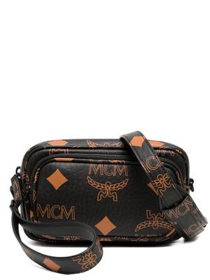 MCM mini Aren Maxi Visetos crossbody bag - Black