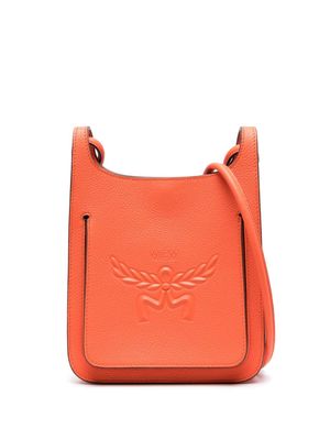 MCM mini Himmel Hobo crossbody bag - Q001 ORANGEADE