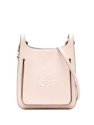 MCM mini Himmel leather crossbody bag - Pink