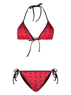 MCM monogram-print bikini - Red