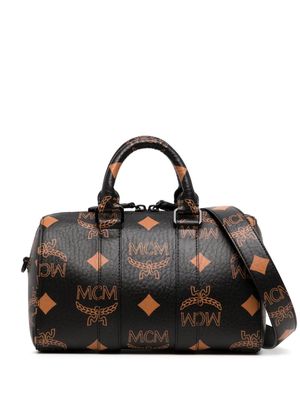 MCM small Aren Maxi Visetos-print bag - Black