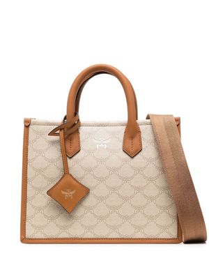 MCM small Himmel Laureto tote bag - Neutrals