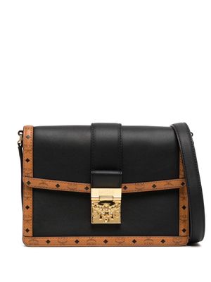MCM small Tracy leather shoulder bag - Black