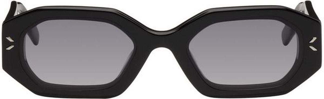 MCQ Black Geometric Sunglasses