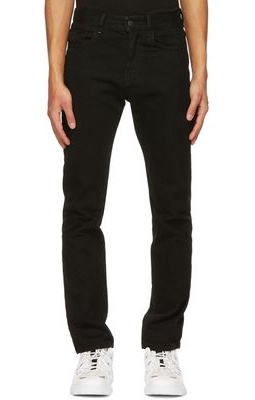MCQ Black Slim-Fit Jeans