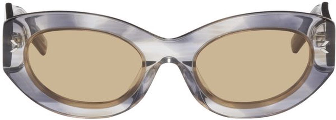 MCQ Gray Cat-Eye Sunglasses