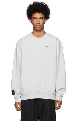 MCQ Gray Cotton Sweatshirt