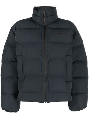 MCQ padded high-neck puffer jacket - Blue