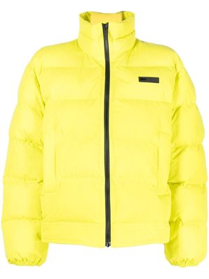 MCQ padded high-neck puffer jacket - Yellow