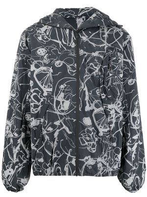 MCQ painterly-print lightweight jacket - Black