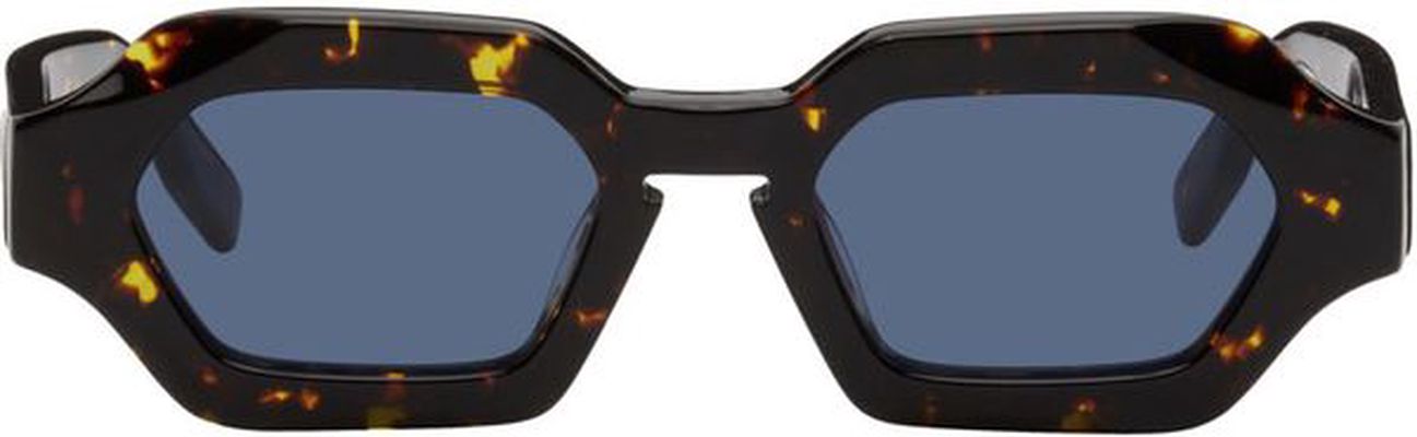 MCQ Tortoiseshell Geometric Sunglasses