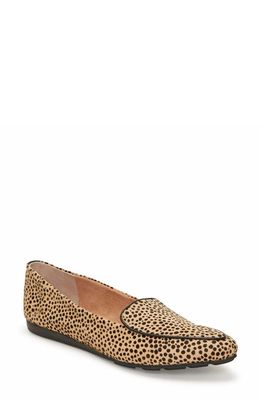 Me Too Anissa Pointy Toe Loafer in Cheetah Calf Hair