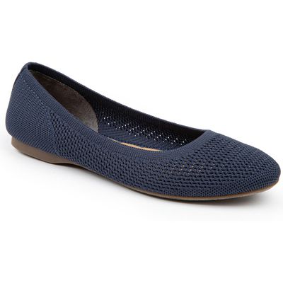 Me Too Bevin Knit Skimmer Flat in Navy