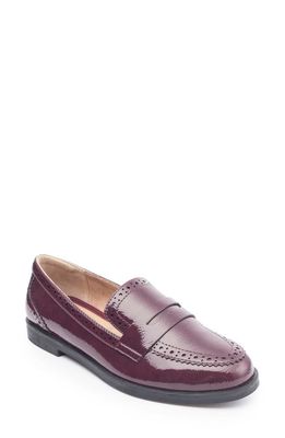 Me Too Breck Penny Loafer in Deep Merlot 