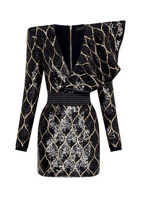 Mean Streets Sequined Minidress