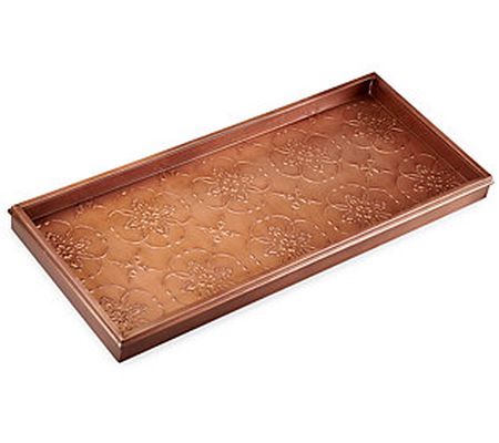 Medallions Boot Tray Copper Finish by Good Dire ctions