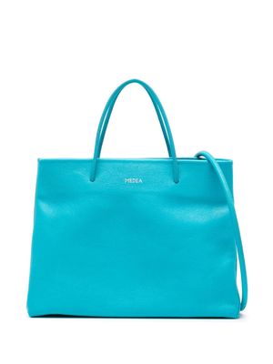 Medea Hanna leather tote bag - Blue