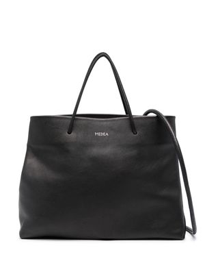 Medea Hanna logo-lettering tote bag - Black
