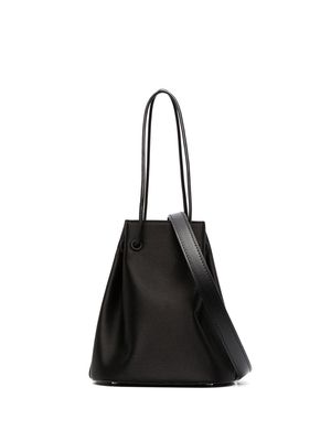 Medea smooth-finish tote bag - Black