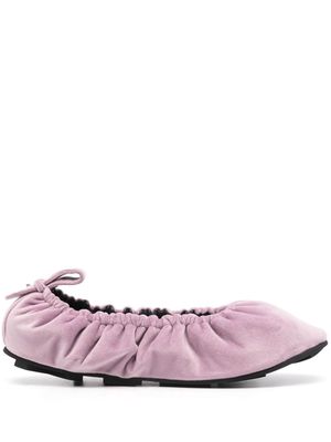 Medea velvet ballerina shoes - Pink