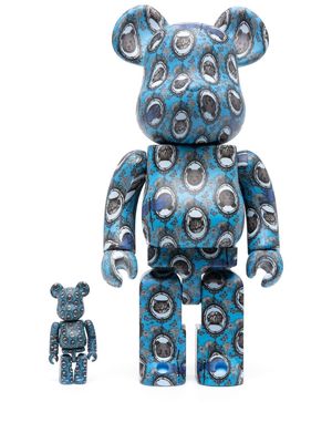 Medicom Toy Bearbrick Robe Japonica collectible statue - Blue