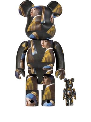 Medicom Toy Johannes Vermeer Be@rbrick collectibles "100% and 400%" - Black