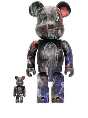 MEDICOM TOY S'YTE x Junji Ito Tomie BE@RBRICK 100% and 400% figure set - Black