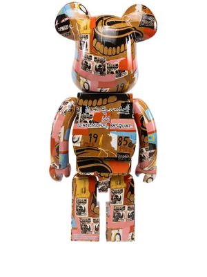 MEDICOM TOY x Andy Warhol x Jean Michel Basquiat BE@RBRICK figure - Orange