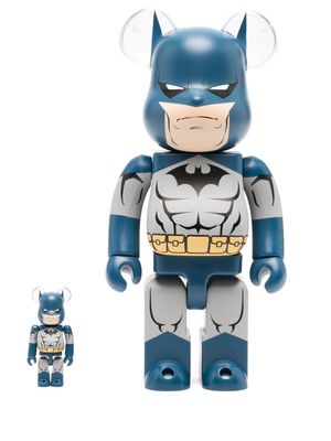 Medicom Toy x Batman BE@RBRICK 100% and 400% figure set - Blue