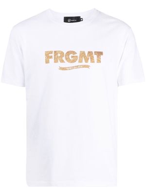 Medicom Toy x Fragment 2021 Fur Logo T-shirt - White