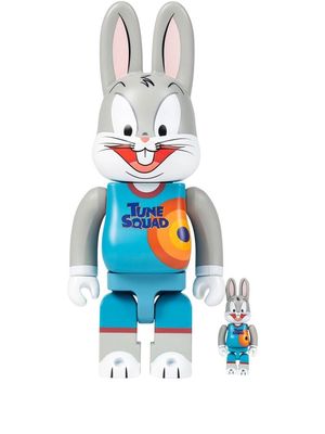 MEDICOM TOY x Looney Tunes Space Jam: A New Legacy Bugs Bunny BE@RBRICK 100% and 400% figure set - Grey