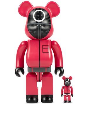 MEDICOM TOY x Squid Game Guard "Circle" BE@RBRICK 100% and 400% figure set - Pink