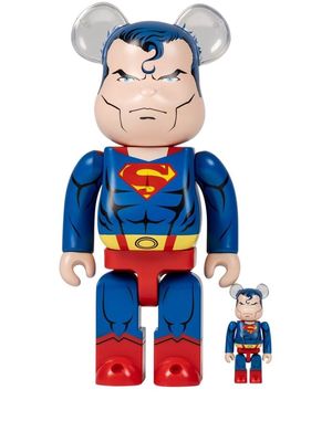 Medicom Toy x Superman BE@RBRICK 100% and 400% figure set - Multicolour