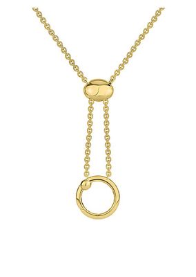 Meditation Bells 18K Yellow Gold Chain Necklace