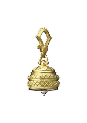 Meditation Bells Granulated 18K Yellow Gold Pendant