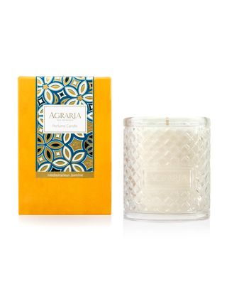 Mediterranean Jasmine Woven Crystal Perfume Candle, 7 oz.