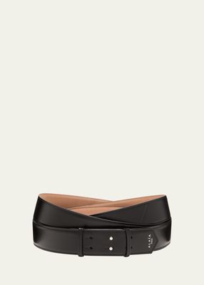 Medium Leather Wraparound Harness Belt