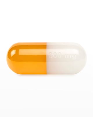 Medium Orange Acrylic Pill