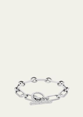 Medium Soho Chain Bracelet with Diamond Toggle