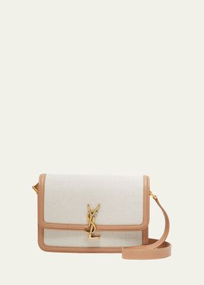 Medium YSL Canvas Shoulder Bag