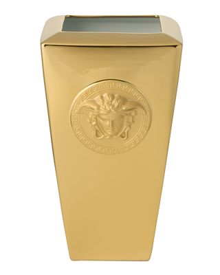 Medusa Gold 12.5" Vase