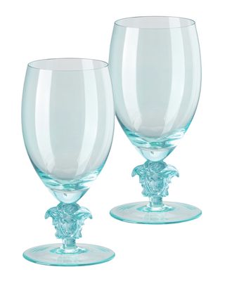 Medusa Lumiere 2 Short Stem White Wine Glasses, Set of Two
