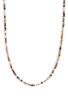 Meira T Beaded Necklace in 14K Yellow Gold/Watermelon