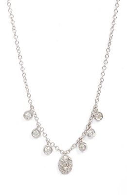 Meira T Diamond Charm & Pendant Necklace in White