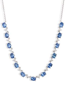Meira T Sapphire & Diamond Necklace in White