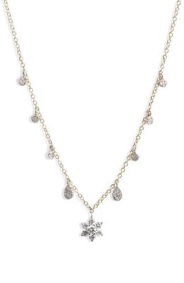 Meira T Shaky Diamond Necklace in Yellow