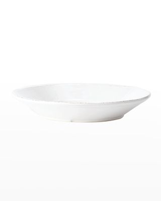 Melamine Lastra White Pasta Bowl