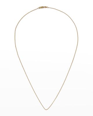 Melange 14K Gold Ball Chain Necklace