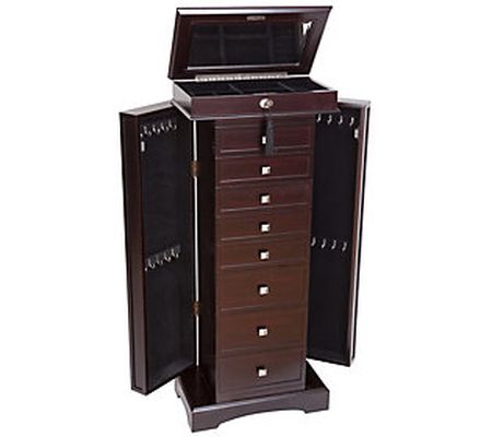 Mele & Co. Olympia Wooden Jewelry Armoire