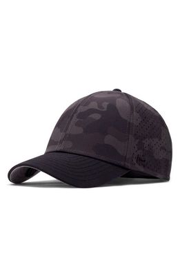 Melin A-Game Hydro Performance Snapback Hat in Black Camo